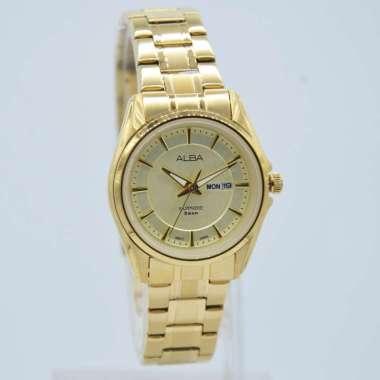 Alba AN8018X1 Jam Tangan Wanita-Gold Gold
