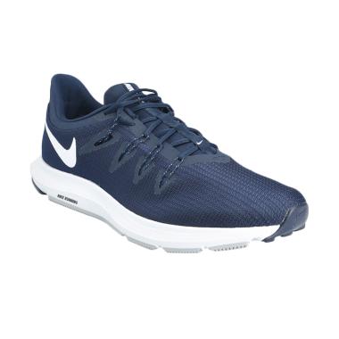 NIKE Men Running Quest Sepatu Lari Pria - Navy [AA7403-400]
