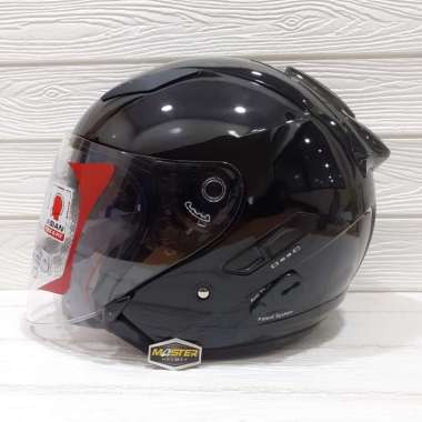 Helm KYT Galaxy Slide Flat R Solid - BLACK XL