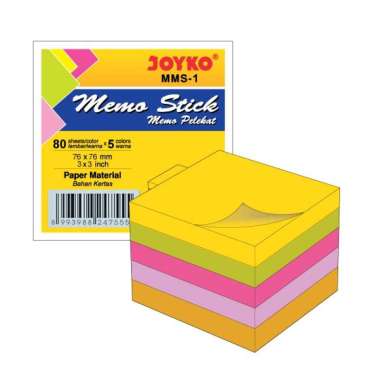MEMO STICK / STICKY MEMO / STICKY NOTES JOYKO 4 WARNA