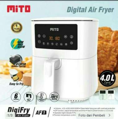 Mito Digital Air fryer Af1/Mito Airfryer Af 1 putih