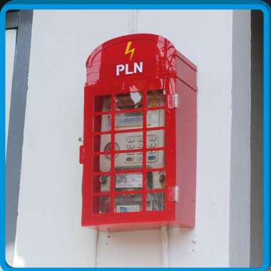 Box Meteran Listrik PLN Token Prabayar Besar Bahan Acrylic