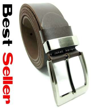 Ikat pinggang kulit sabuk belt gesper pria cowok laki kulit asli Garut branded murah eklusive elegan