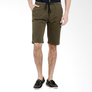 Minimal Dave Chinos Olive Celana Pendek Pria