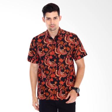 Adinata Batik Cedhana Hem Batik Pria Lengan Pendek