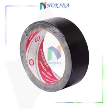 Nokida Lakban Hitam Daimaru 36 MM x 112 M / Tape Cloth Solatip Besar Original / Solasiban Jumbo Daim