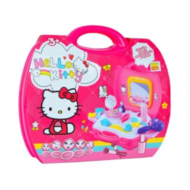Toy Studio MOMO Beauty Set Make Up Koper HK Mainan Anak - Pink