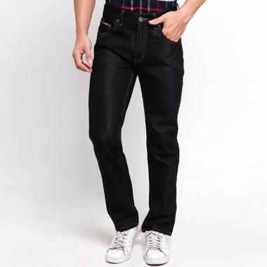 Carvil Man Jeans Celana Panjang Pria - Black [Jay-80]
