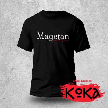 Premium T-shirt - Kaos Khas MAGETAN Original by KOKA Kangkaos - MGT2 Lengan Pendek M