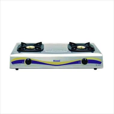 KOMPOR GAS RINNAI RI 522E / RI522E / RI 522 E stainless [2 TUNGKU] (GARANSI RESMI)