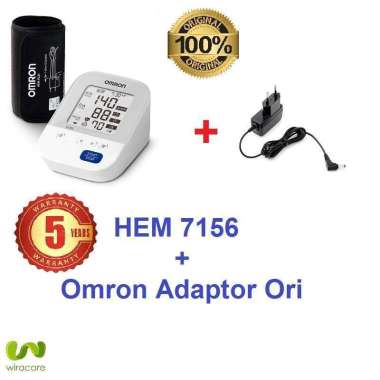 Tensimeter Digital Omron HEM 7156 / Omron HEM7156 / Omron HEM-7156 plus Adaptor Omron Original