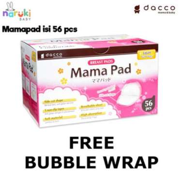 Dacco mamapad 56 mama pad 3D breastpad breast pads 56 pcs Packing Dus