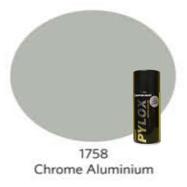 Pilox Nippon Paint 300cc - Cat Semprot Pylox Warna Basics dan Chrome Chrome Alumunium