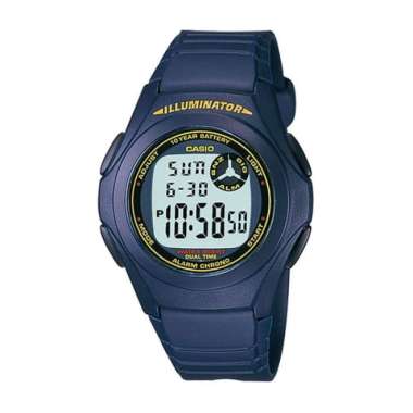 CASIO ORIGINAL - CASIO F200W-2B - JAM TANGAN PRIA JAM PRIA - RUBBER CASIO F-200W-2B F 200W 2B 200 W 