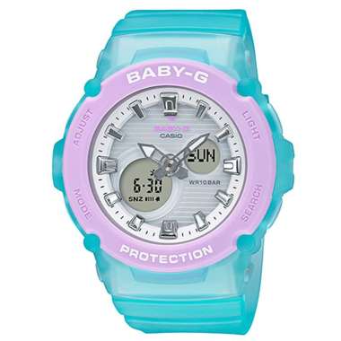 CASIO ORIGINAL - CASIO BABY-G PASTEL BGA-270-2ADR - JAM TANGAN WANITA JAM WANITA RO - RUBBER BABYG B