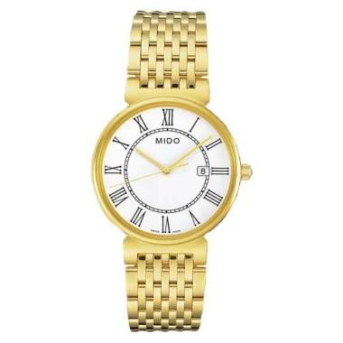 MIDO M009.610.33.013.00 Dorada - Jam Tangan Pria Analog Swiss Made Original