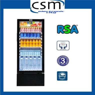 Showcase Cooler RSA AGATE 240N / Display Chiller RSA 4 RAK GARANSI RESMI