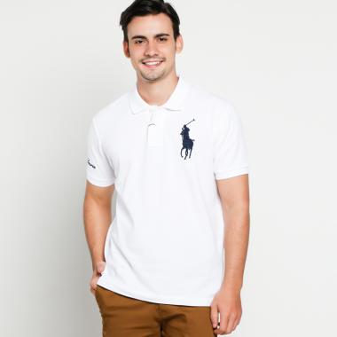 POLO RALPH LAUREN Custom Fit Polo Shirt Pria - white [PX1400045]