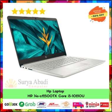 HP Laptop 14s-CF2500TX Silver Core I5 10210U