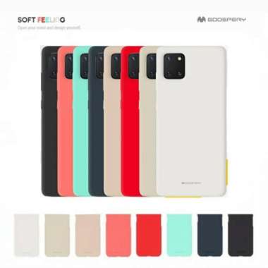 Case Samsung Galaxy Note 10 Lite Soft Feeling Mercury Goospery Soft Case Original Pink