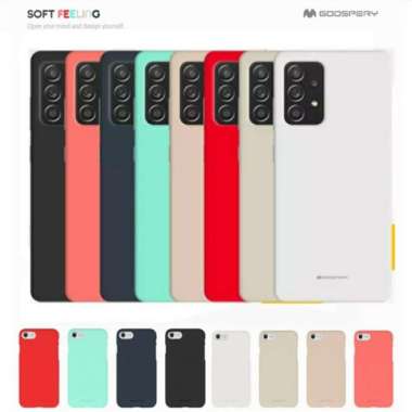 Case Samsung Galaxy A72 Soft Feeling Mercury Goospery Soft Case Original Stone