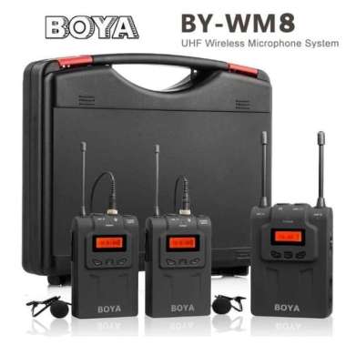Mic Wireless Boya BY-WM8 Pro K2 - Microphone Camera Boya ORIGINAL