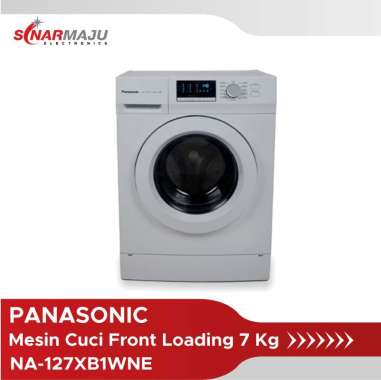 Mesin Cuci 1 Tabung Panasonic 7 Kg Front Loading NA-127XB1WNE / NA127XB1WNE