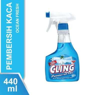 Pembersih Kaca Rumah Cling 440ml / Cling Bersih Seperti Tanpa Kaca / Mr. Muscle