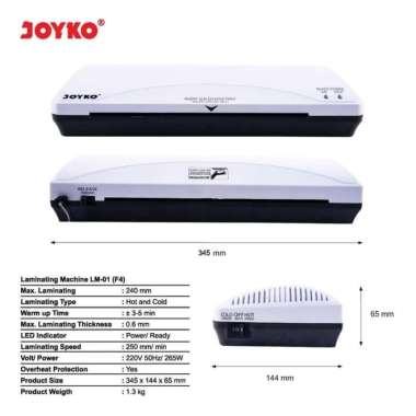 Laminating Machine - Mesin Laminasi - Mesin Laminating Joyko LM-01 ORIGINAL 100 % Multicolor