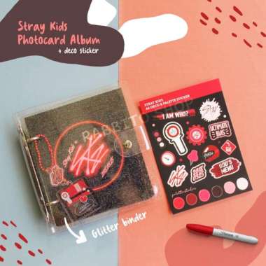 Binder Photocard Album Set Kpop Stray Kids / Photocard Stray Kids SKZ - PC album only Multicolor