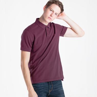 Levi's Housemark Polo Shirt Pria - Maroon [FIG 22401-0072]