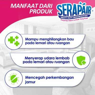 Bagus Serap Air Refillable Round 450 Ml Perfumed