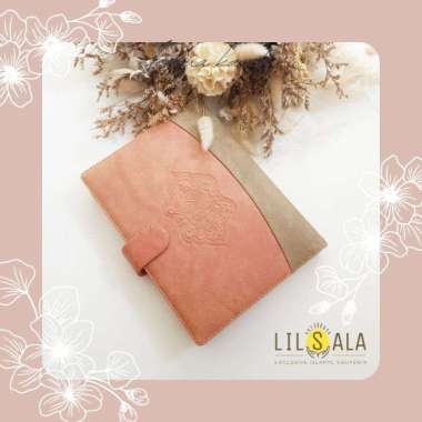 [QA5organizer] Al Quran Cover Kulit Organizer Tajwid Terjemah A5 QPP free Tasbih Kayu