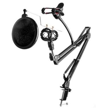 paket microphone BM800 soundcard V8 stand holder with pop filter ORIGINAL 100 % Multicolor