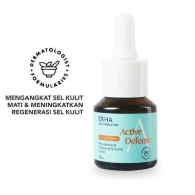 ERHA Age Corrector Active Defense Booster 15ml - Serum Wajah Anti Keriput -Serum Penghilang Flek Hit