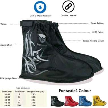 Ichiban Cover Sepatu - Black M
