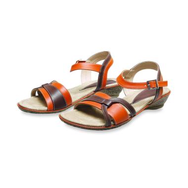 BSM SOGA BON 788 Kasual Sandal Flats Wanita - Coklat