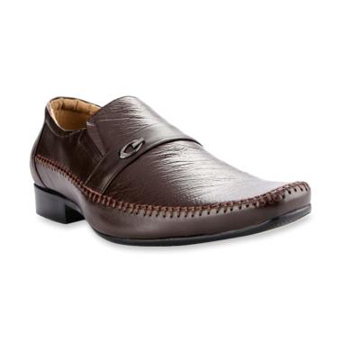 Marelli Sepatu Formal Pria - Brown [BV 001]