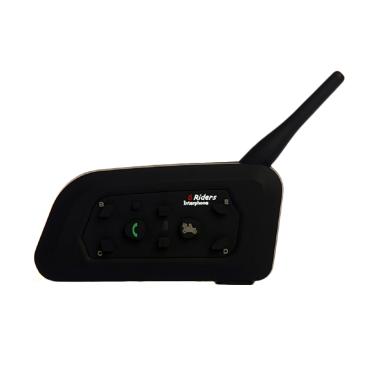 VNETPHONE V6-1200m Bluetooth Intercom Headset Sepeda Motor(2 pcs)