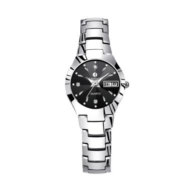 Fansico Tungsten Double Calendar Simple Quartz Jam Tangan Wanita .