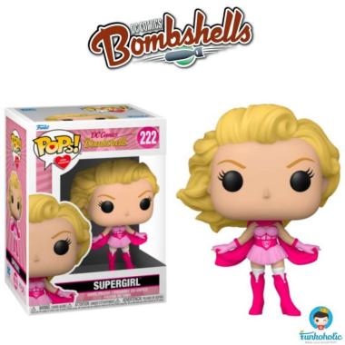 Funko POP! DC Comics Bombshells - Supergirl (Breast Cancer Awareness)