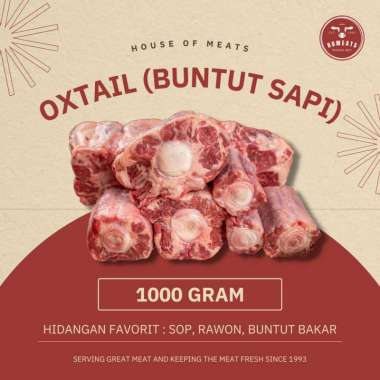Buntut Sapi Lokal Segar 1000 Gram