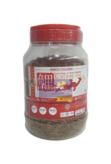 Makanan Ikan Magot Kering BSF Premium Sentaku koi 1kg