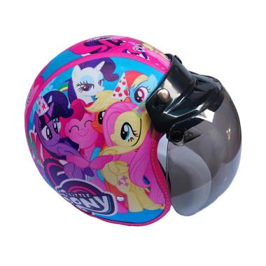 JBX Helmet Motif Little Pony Helm Anak with Kaca Bog.