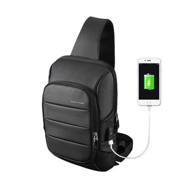 Jual Elfs Shop Leather 2 In 1 Tas Selempang Hitam 8807 Murah