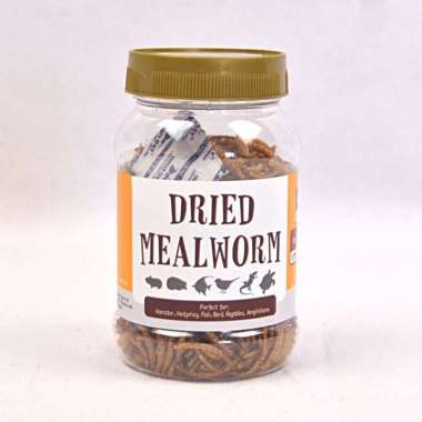 WORMTAIL Snack Hamster Ulat Hongkong Dried Mealworm 30gr
