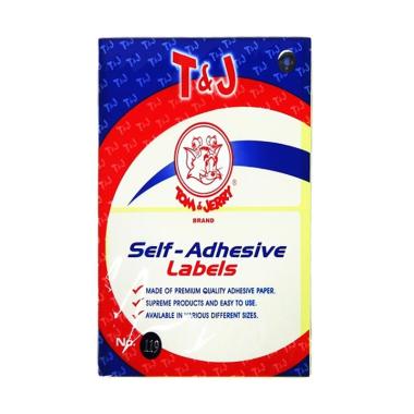 Label Tom & Jerry No.119 Label Stiker - Putih Putih