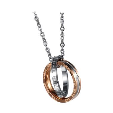 RIISA Only Treasure Couple Titanium Steel Kalung Wanita