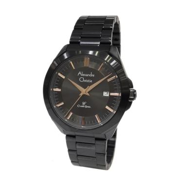 Alexandre Christie Classic Steel Jam Tangan Pria [8596MDB] Black
