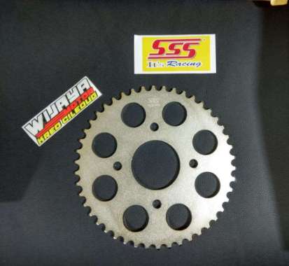 Gear Belakang Sonic150 CB150R SSS tipis 46 Chrome